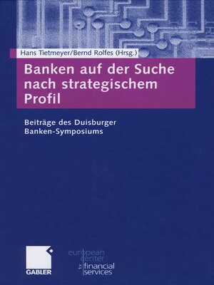 cover image of Banken auf der Suche nach strategischem Profil